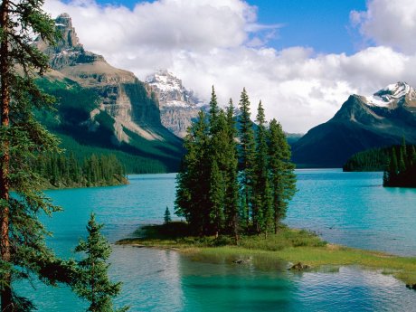 Maligne lake - Spirit island